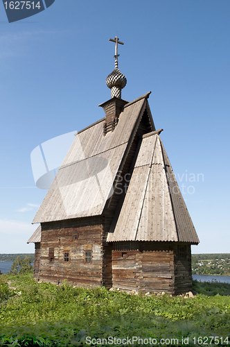 Image of Wooden church in Ples, Russia