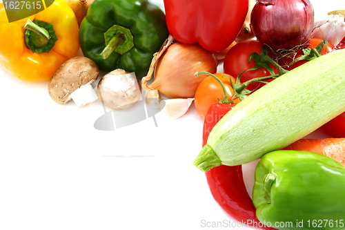 Image of Vegetables and mushrooms.