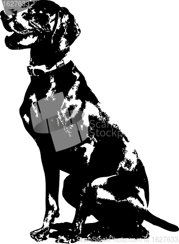 Image of German Pointer Silhouette