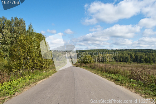 Image of Long empty road