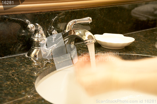 Image of Washing Hands-Running Water