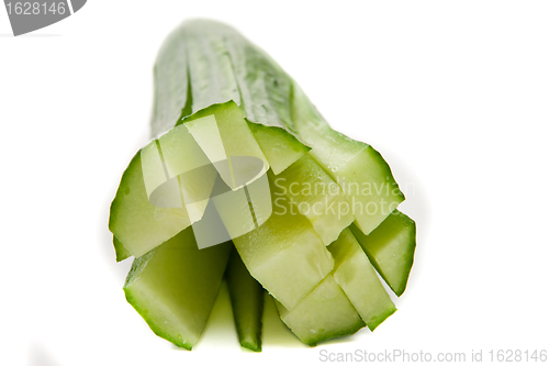 Image of Chopped up cucumber