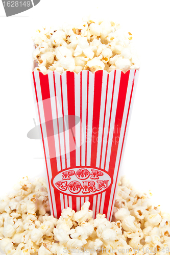 Image of Popcorn in a casket and in front