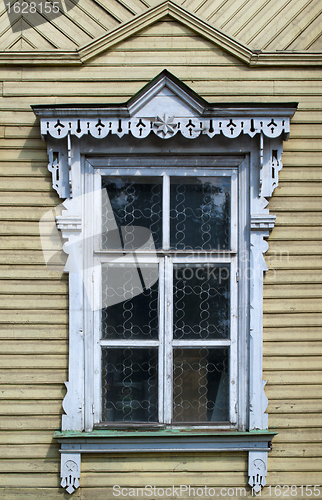 Image of Old wooden window