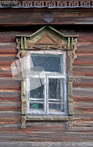 Image of Old wooden window