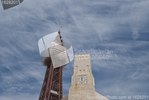 Image of Blackpool Tower and Clocktower