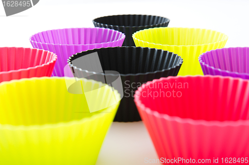 Image of Coloured muffin cups