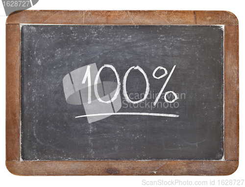 Image of one hundrwed percent