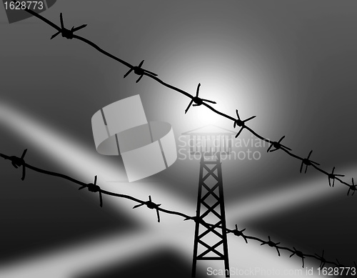 Image of barbed wire