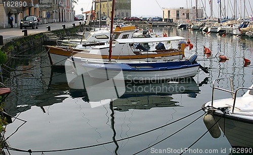 Image of at a mooring