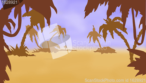 Image of tropical landscape