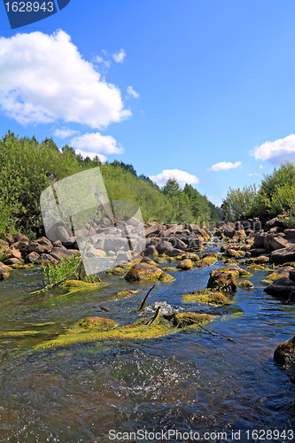 Image of quick flow amongst stone