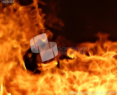 Image of  fire in stove