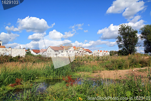 Image of new cottages near marsh