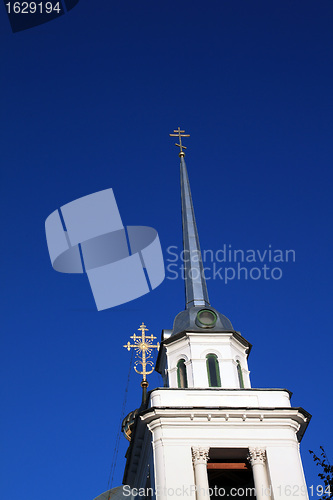 Image of bell tower christian orthodox church