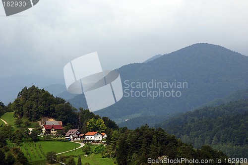 Image of among hills