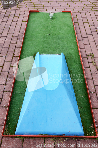 Image of Golf training equipment. 