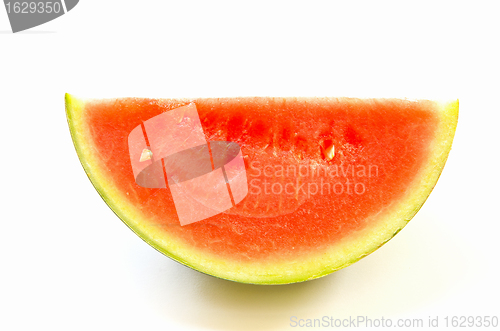 Image of Watermelon slice isolated. 