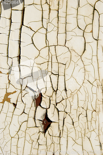 Image of background of vintage white paint wood plank wall 