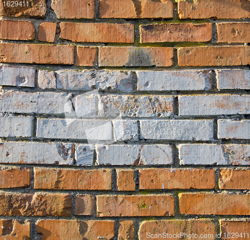 Image of Red brick wall background. 