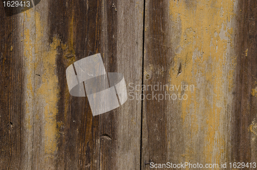 Image of Old wooden wall fragment texture background. 