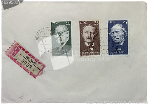 Image of Three German Stamps
