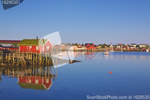 Image of Norwegian fishing village