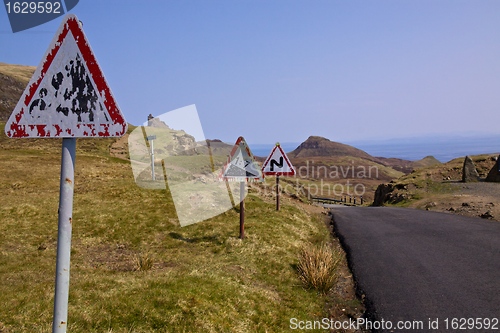 Image of Mountain pass on Isle of Skye