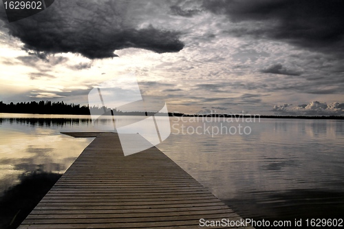 Image of Pier on a lake