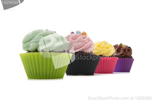 Image of Cupcakes in line