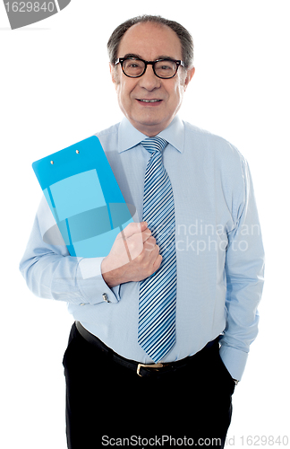 Image of Welldress corporate person holding document