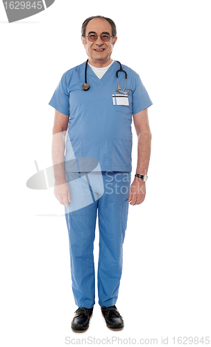 Image of Full length view of senior doctor