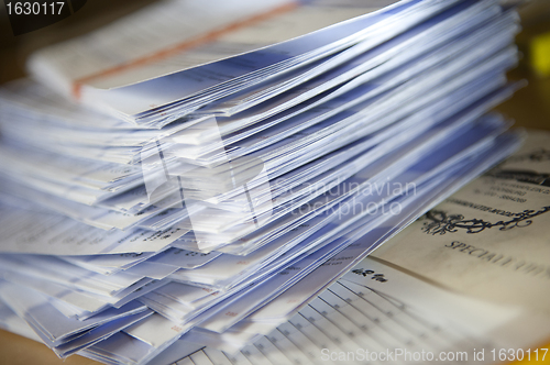 Image of Stack of paper votes