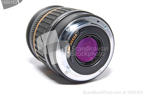 Image of lens on white background