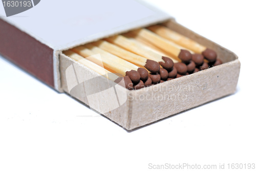 Image of match box on white background