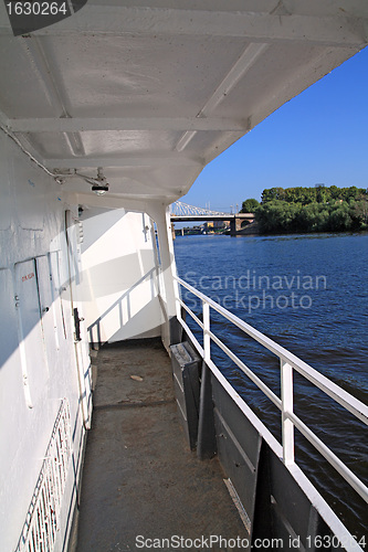 Image of type with board of the motor ship