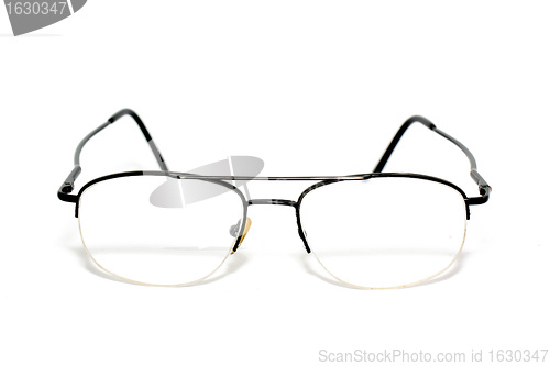 Image of spectacles on white background