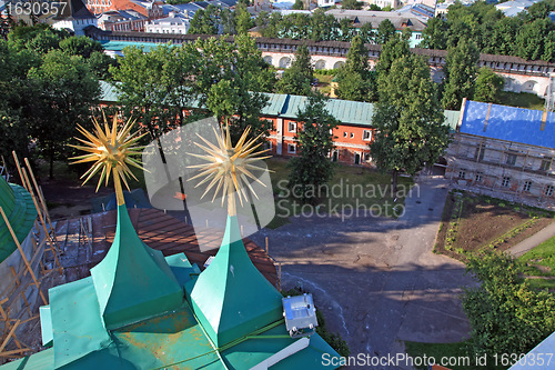 Image of two towers christian orthodox church