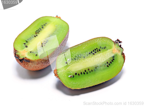 Image of kiwi on white background