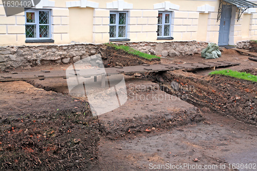 Image of archeological excavations