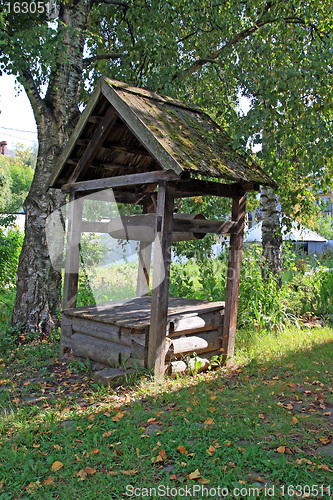 Image of old rural pit near tree