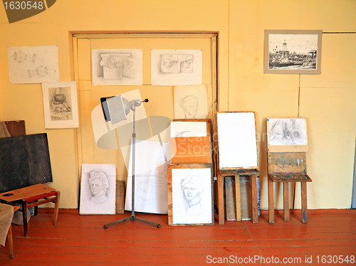 Image of artist studio