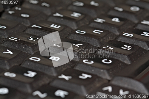 Image of blackenning keyboard