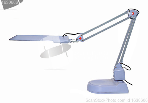 Image of desk lamp on white background