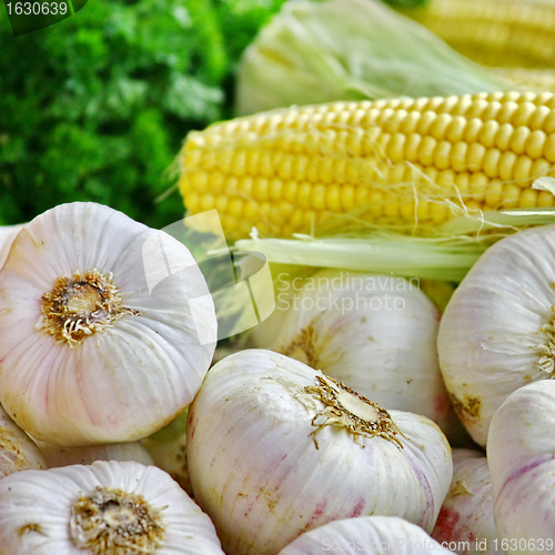 Image of Garlic and Corn 