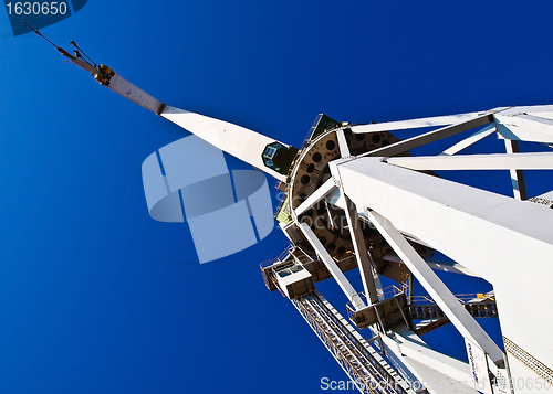 Image of shipyard crane