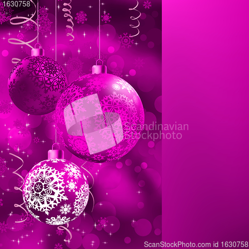 Image of Merry christmas card. EPS 8
