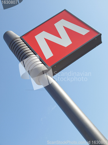 Image of Subway sign