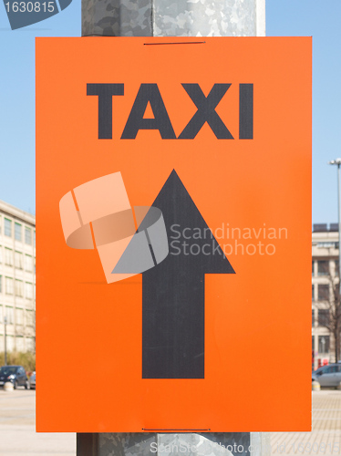 Image of Taxi sign