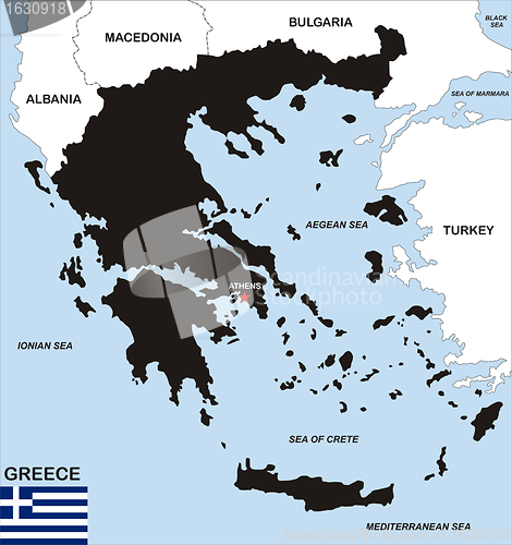Image of greece map